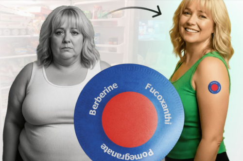 Purisaki Berberine patch full product display showing the patch and its benefits for appetite control and metabolism