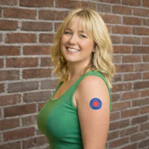 Amanda a busy working mom sharing her experience with a simple weight support patch